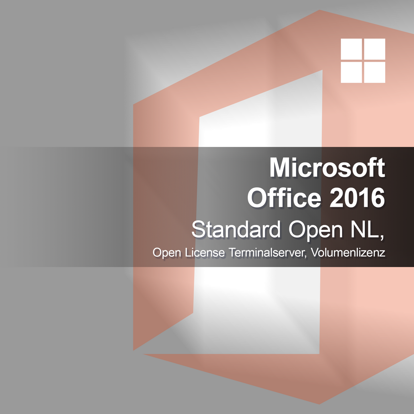 Microsoft Office 2016 Standard Open NL, Open License Terminalserver, Volumenlicens