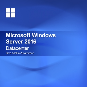 Microsoft Windows Server 2016 Datacenter, Core AddOn licenza aggiuntiva
