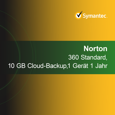 Norton 360 Standard, 10 GB felhőalapú biztonsági mentés, 1 eszköz 1 év