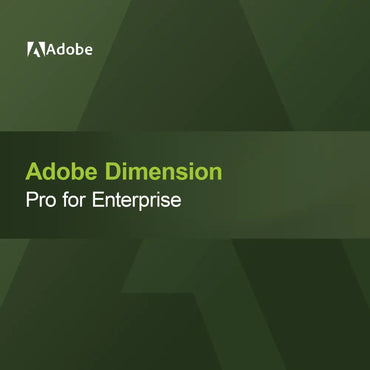 Adobe Dimension - Pro til Enterprise