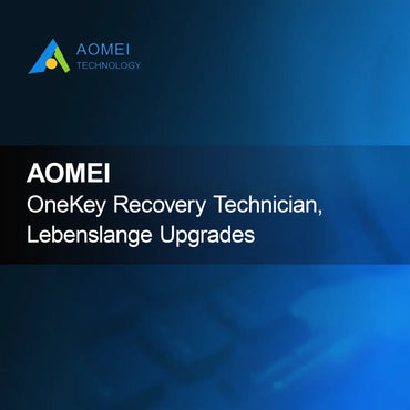 AOMEI OneKey Recovery Technician, doživljenjske nadgradnje