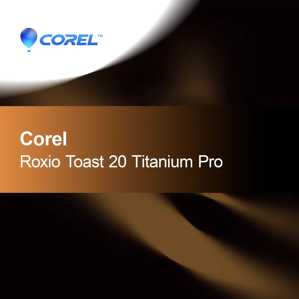 Corel Roxio Toast 20 Titanio Pro