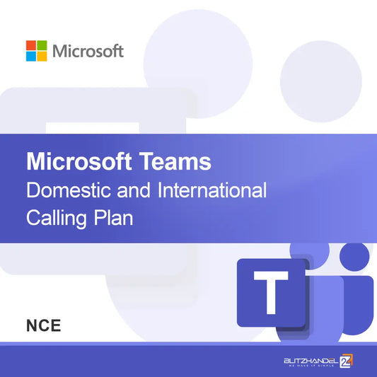 План за вътрешни и международни обаждания на Microsoft Teams (NCE)