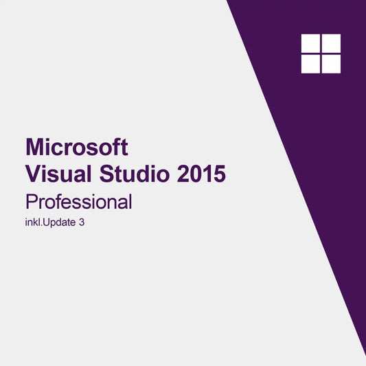 Microsoft Visual Studio 2015 Professional inkl. posodobitev 3