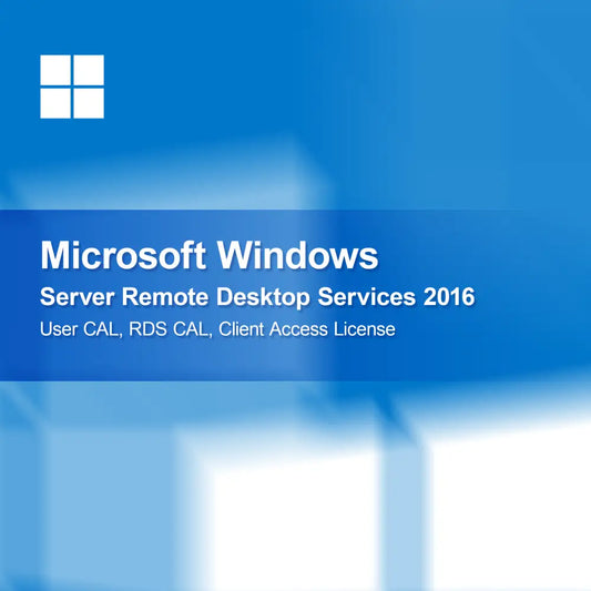 Microsoft Windows Server Remote Desktop Services 2016 uporabniška CAL, RDS CAL, licenca za dostop odjemalca