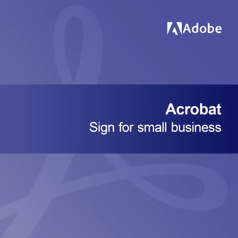 Küçük işletmeler için Acrobat Sign